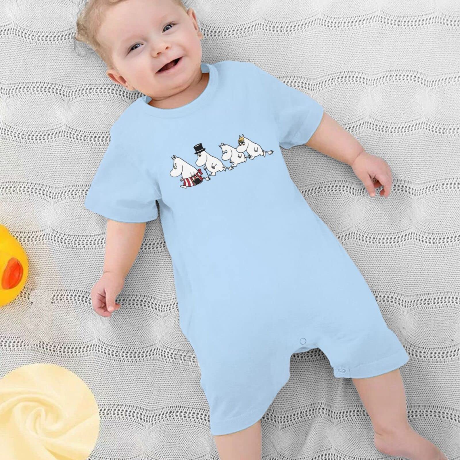 Amazon.co.jp: ムーミン ロンパース 半袖 ベビー服 綿100